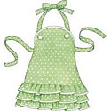 Basil Polka Dot Apron