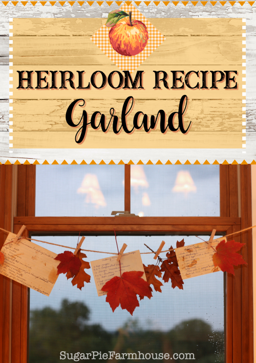 heirloom recipe garland