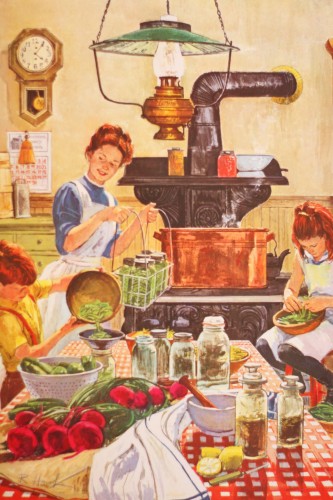 mama-and-kids-canning