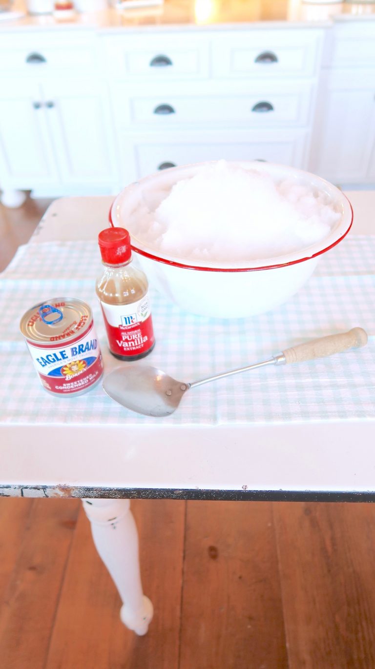 Sugar Pie Farmhouse » Blog Archive » Mama Ruth’s Snow Ice Cream…HOORAY!