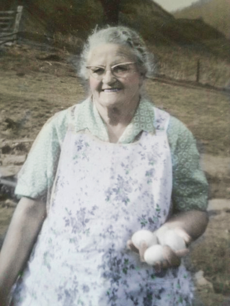granny gathering eggs2