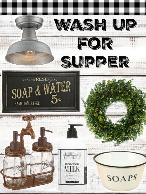 wash up for supper