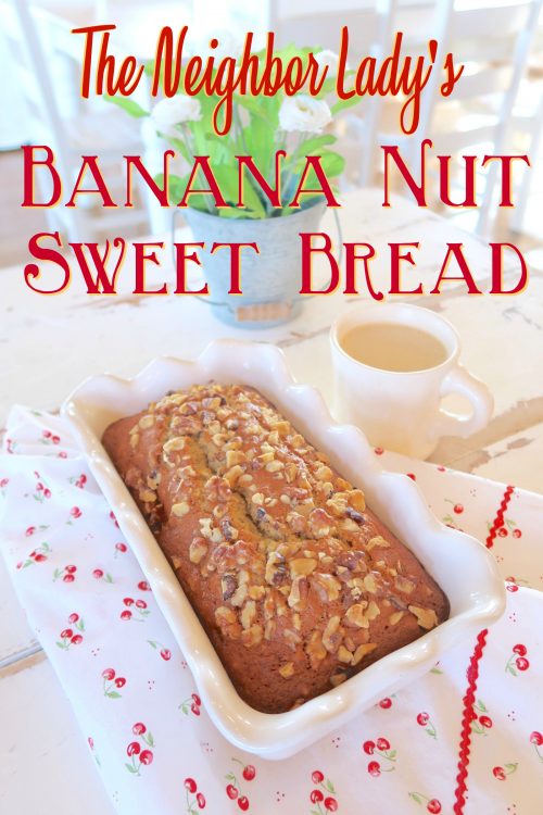 banana nut sweet bread