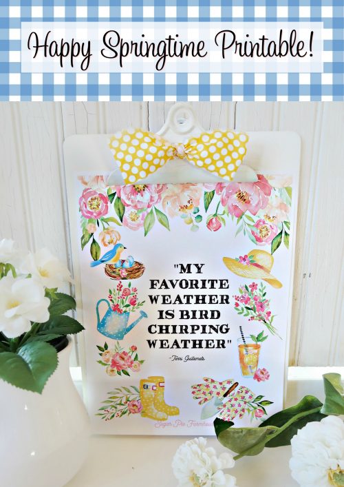 springtime printable