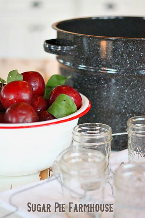 making plum jam21